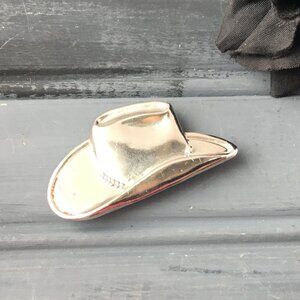 Cowboy Hat Button Clip